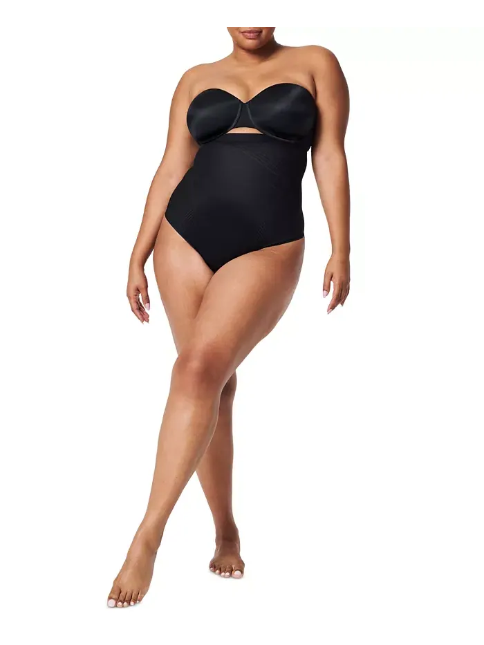 Женское утягивающее нижнее белье Thinstincts с высокой талией 10401R SPANX — изображение 3 из 3, черный