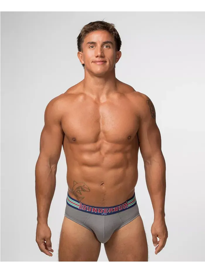 Мужские трусы VARSITY Package Brief 5-Pack Rounderbum — изображение 2 из 10, мульти