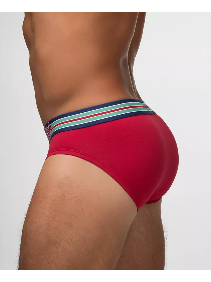 Мужские трусы VARSITY Package Brief 5-Pack Rounderbum — изображение 7 из 10, мульти