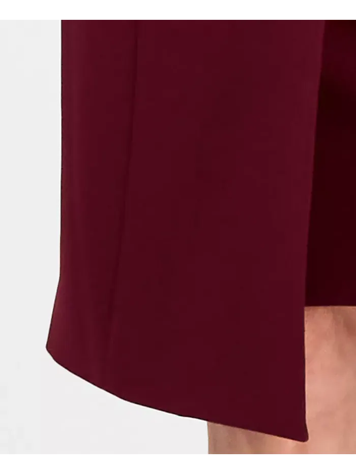 Женский комплект Topper Jacket и платье-сарафан, размеры Regular и Petite Le Suit — изображение 5 из 8, красный