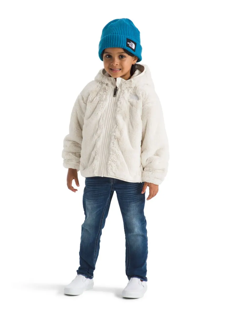 Двусторонняя куртка Shasta на молнии с капюшоном для девочек 2T-7 The North Face — изображение 3 из 6, белый