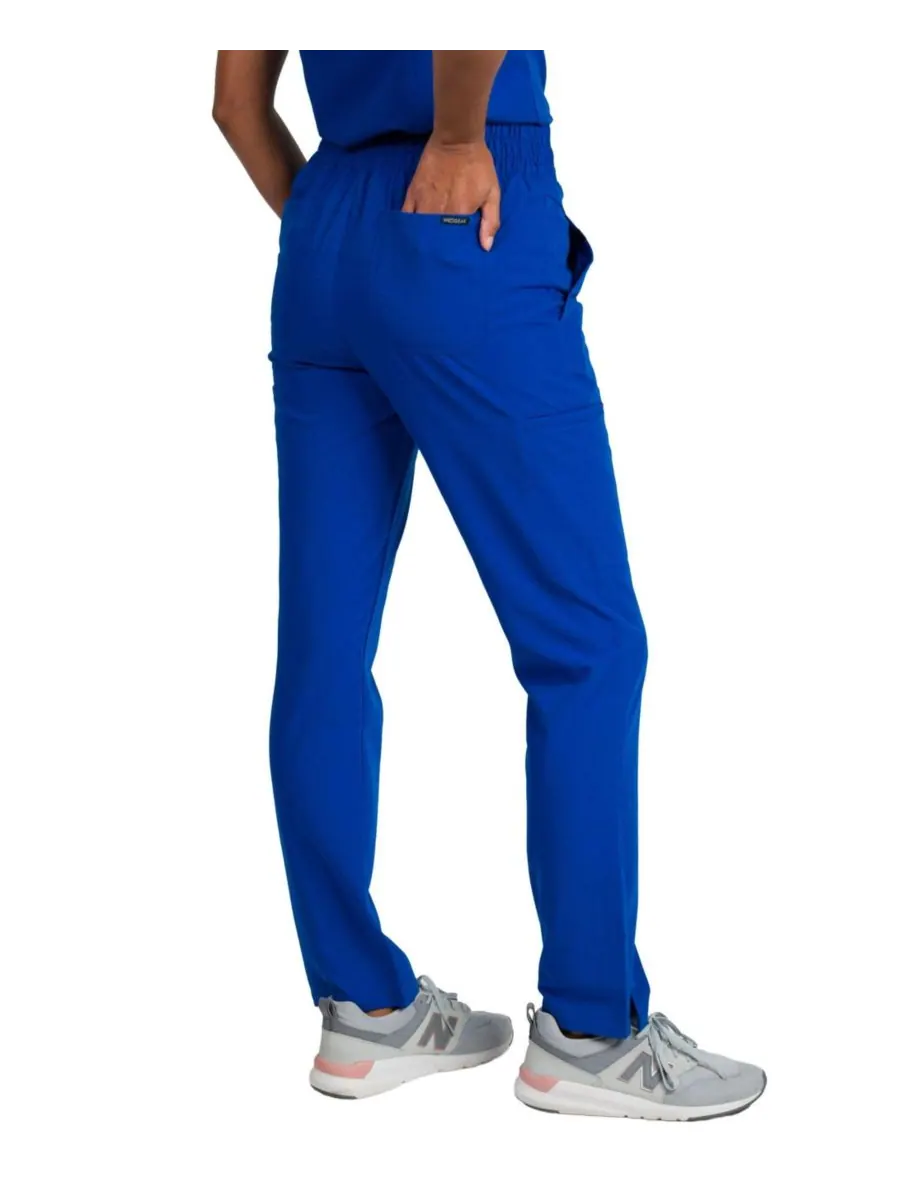 Женские медицинские брюки Ariana средней посадки, зауженного кроя, прямого кроя Medgear — изображение 2 из 3