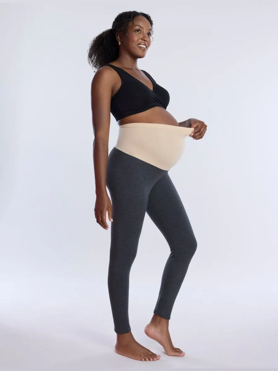 Женские эластичные леггинсы Essential Stretch Secret Fit Over the Belly для беременных - Motherhood — изображение 5 из 5