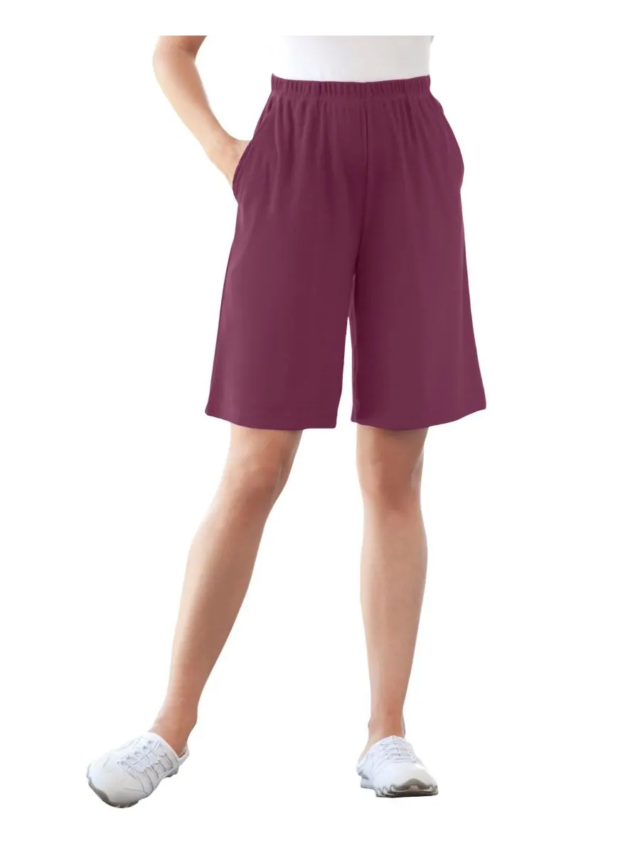 Вязаные шорты больших размеров на 7 дней Woman Within