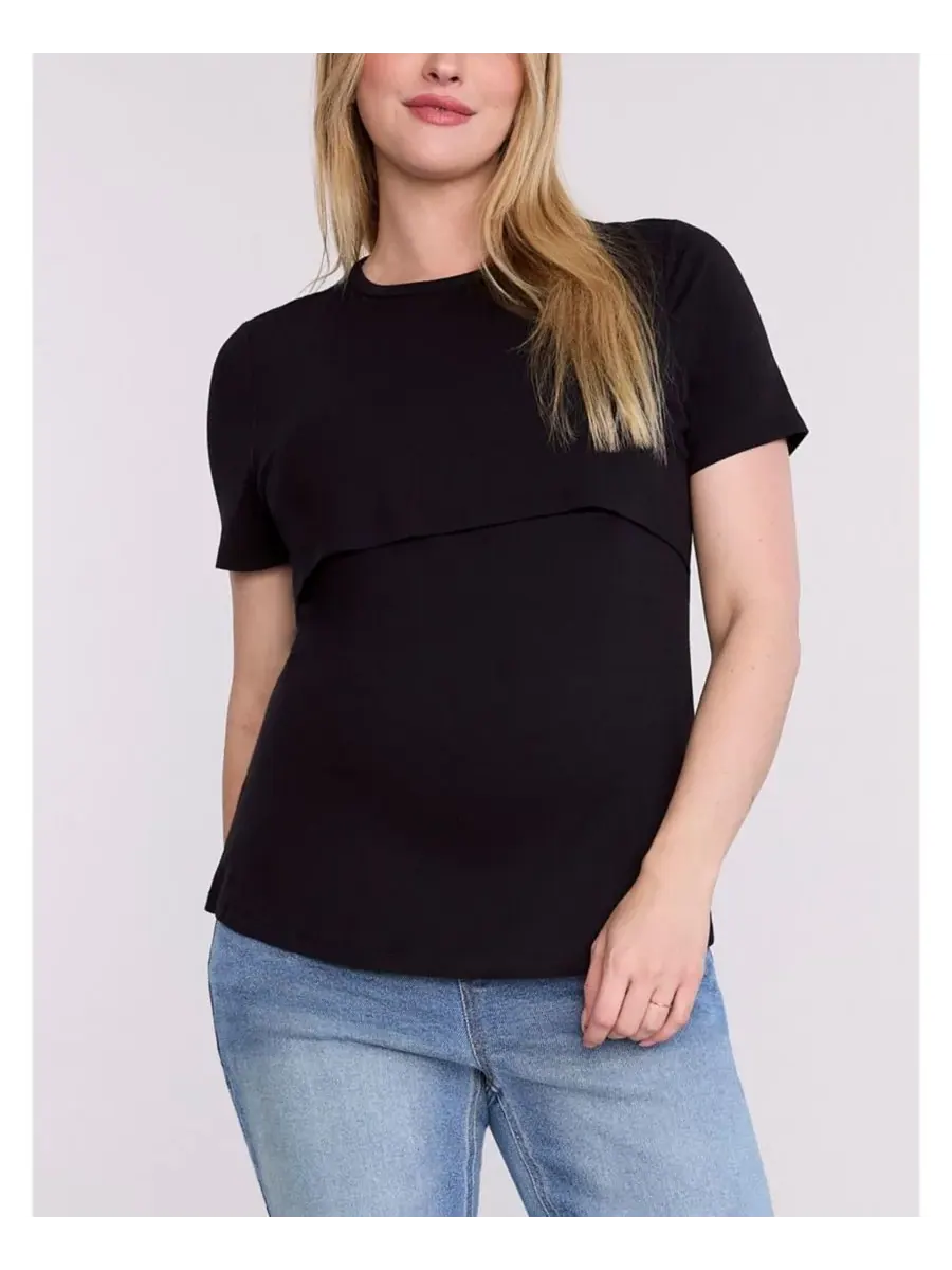 Maternity Motherhood Tops Motherhood Maternity — изображение 1 из 5, черный