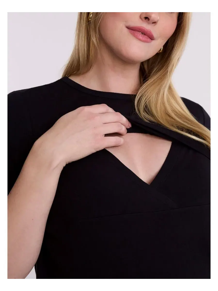 Maternity Motherhood Tops Motherhood Maternity — изображение 4 из 5, черный