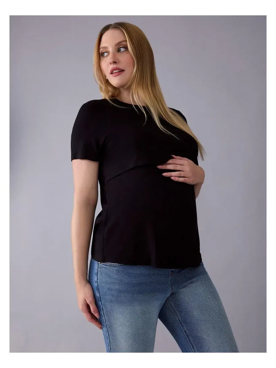 Maternity Motherhood Tops Motherhood Maternity — изображение 5 из 5, черный