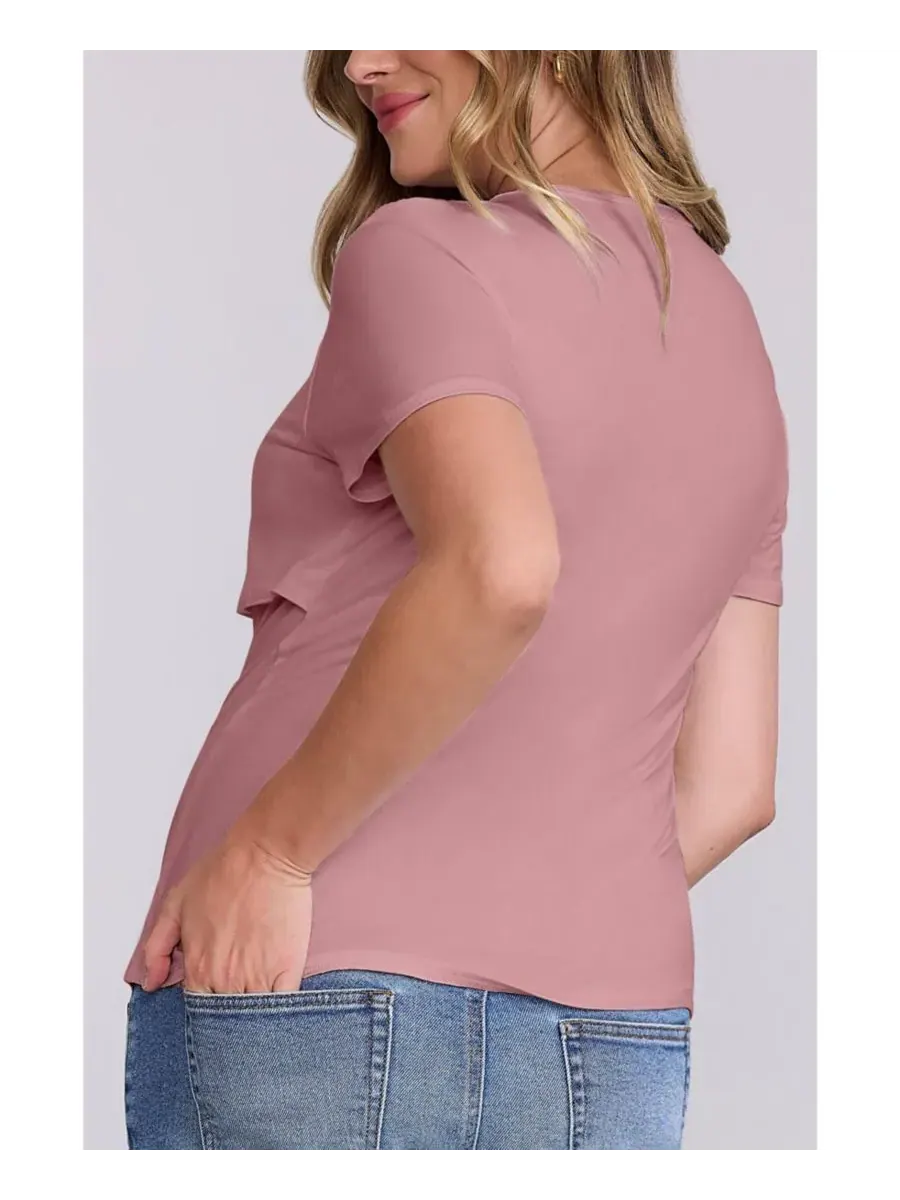 Maternity Motherhood Tops Motherhood Maternity — изображение 2 из 4, фиолетовый