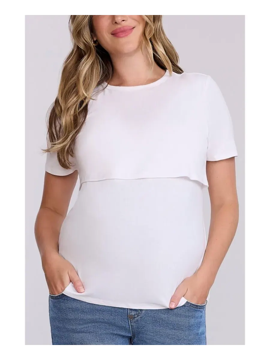 Maternity Motherhood Tops Motherhood Maternity — изображение 1 из 5, белый
