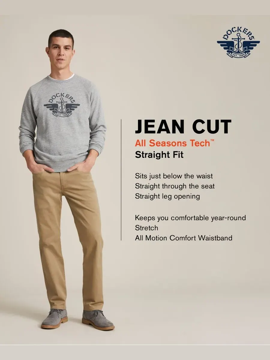 Dockers Коллекция Khaki All Seasons Tech — изображение 6 из 6, кожаный