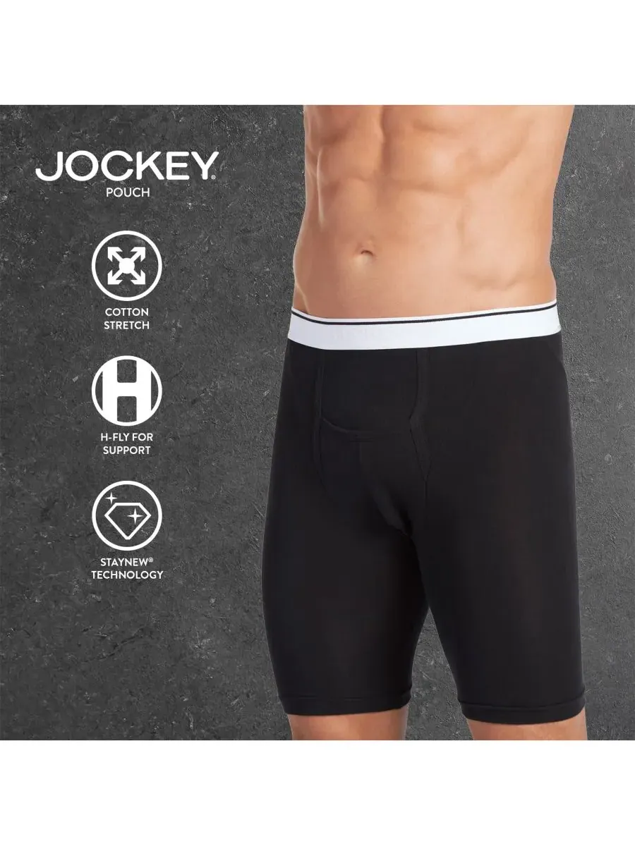 Jockey Мужские боксеры Midway с мешочком для талии, комплект из 2 штук — изображение 3 из 3, белый