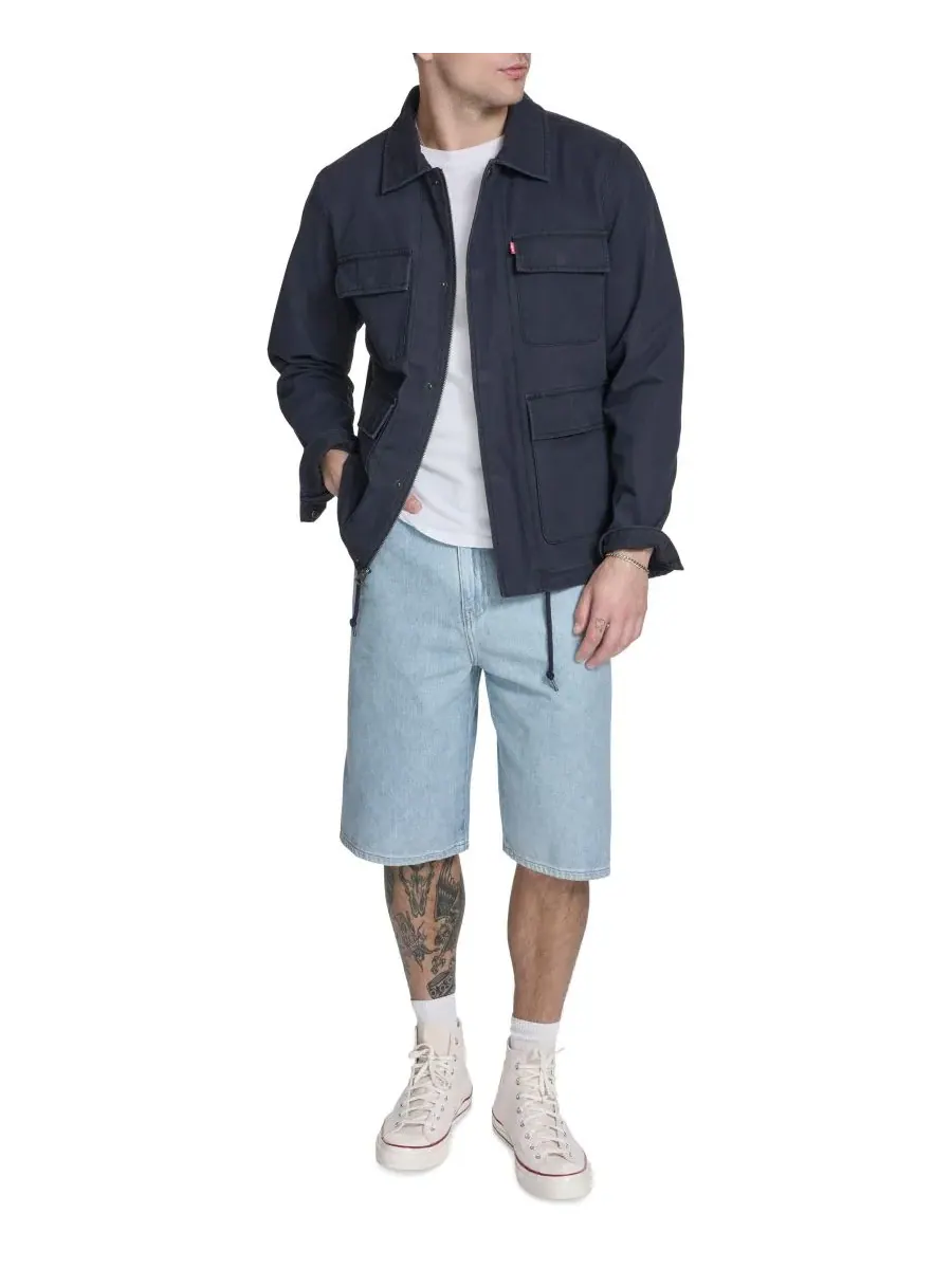 Levi's Мужская полевая куртка из хлопчатобумажной парусины — изображение 2 из 6, темно-синий