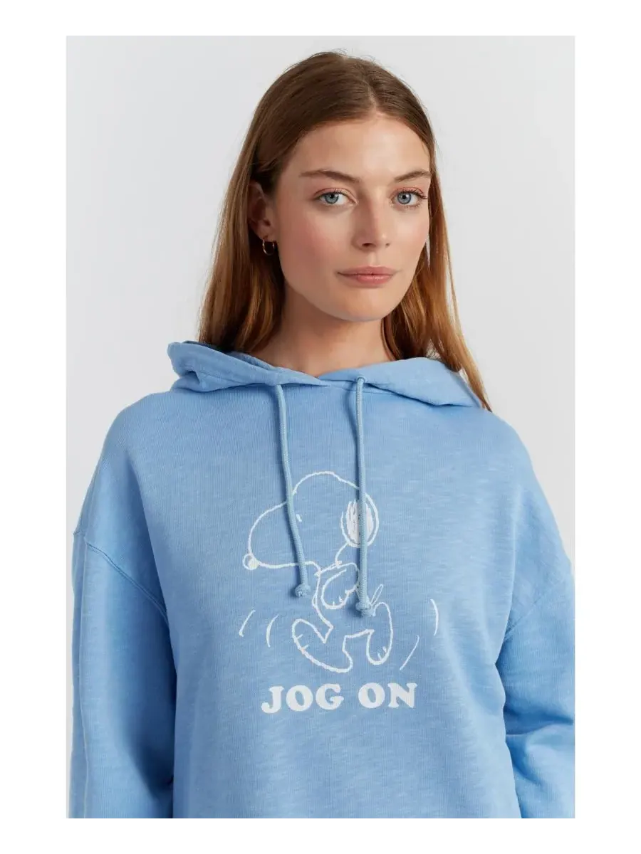 Женская толстовка с капюшоном Snoopy Jog on Chinti & Parker — изображение 3 из 6, синий