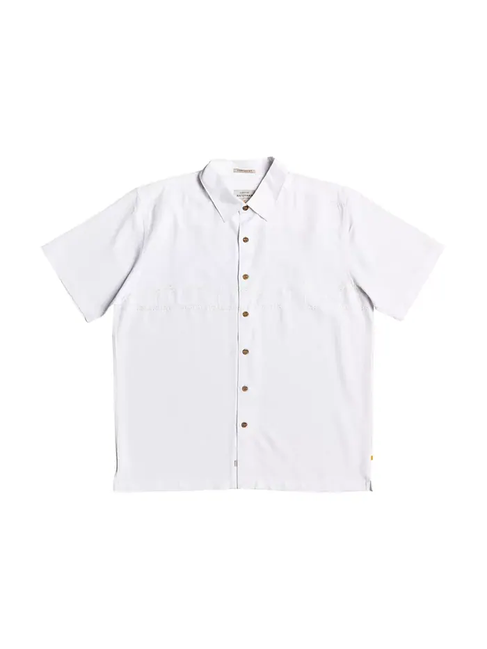 Рубашка с коротким рукавом Quiksilver Men's Tahiti Palms Quiksilver Waterman — белый