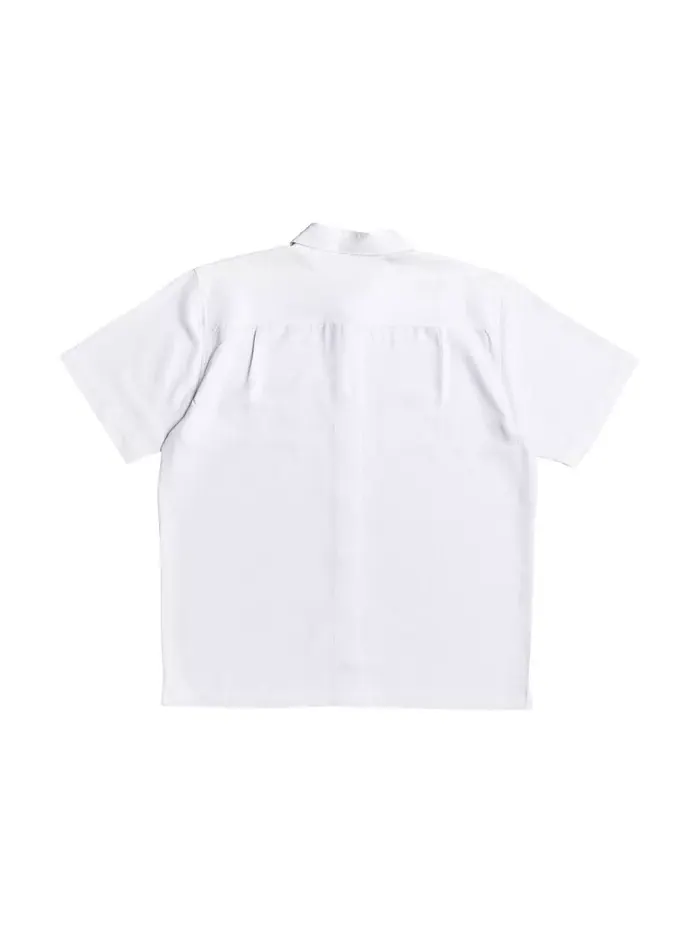 Рубашка с коротким рукавом Quiksilver Men's Tahiti Palms Quiksilver Waterman — изображение 2 из 7, белый