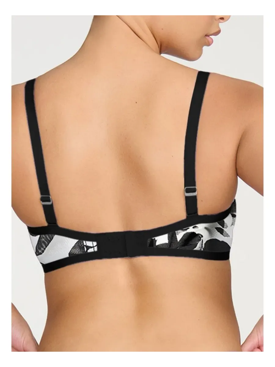 Женский сетчатый бюстгальтер Balconette CUUP, Graphic Floral — изображение 2 из 3