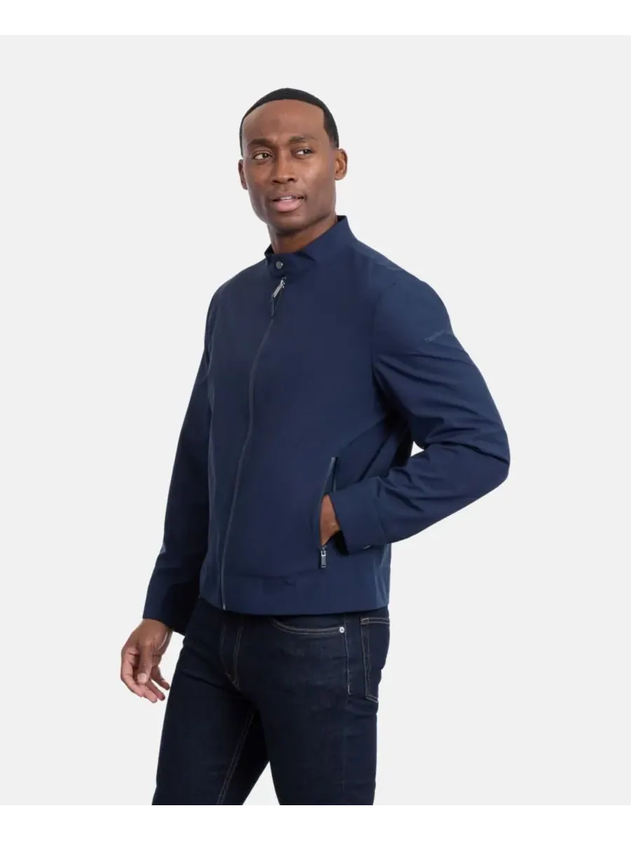Мужская куртка для гольфа на сетчатой подкладке Calvin Klein — изображение 3 из 6, сапфировый