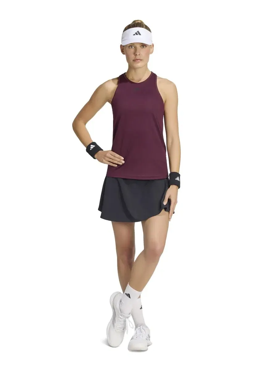 Топ-безрукавка с технологией Climacool, модель Club Tennis adidas — изображение 2 из 5, коричневый