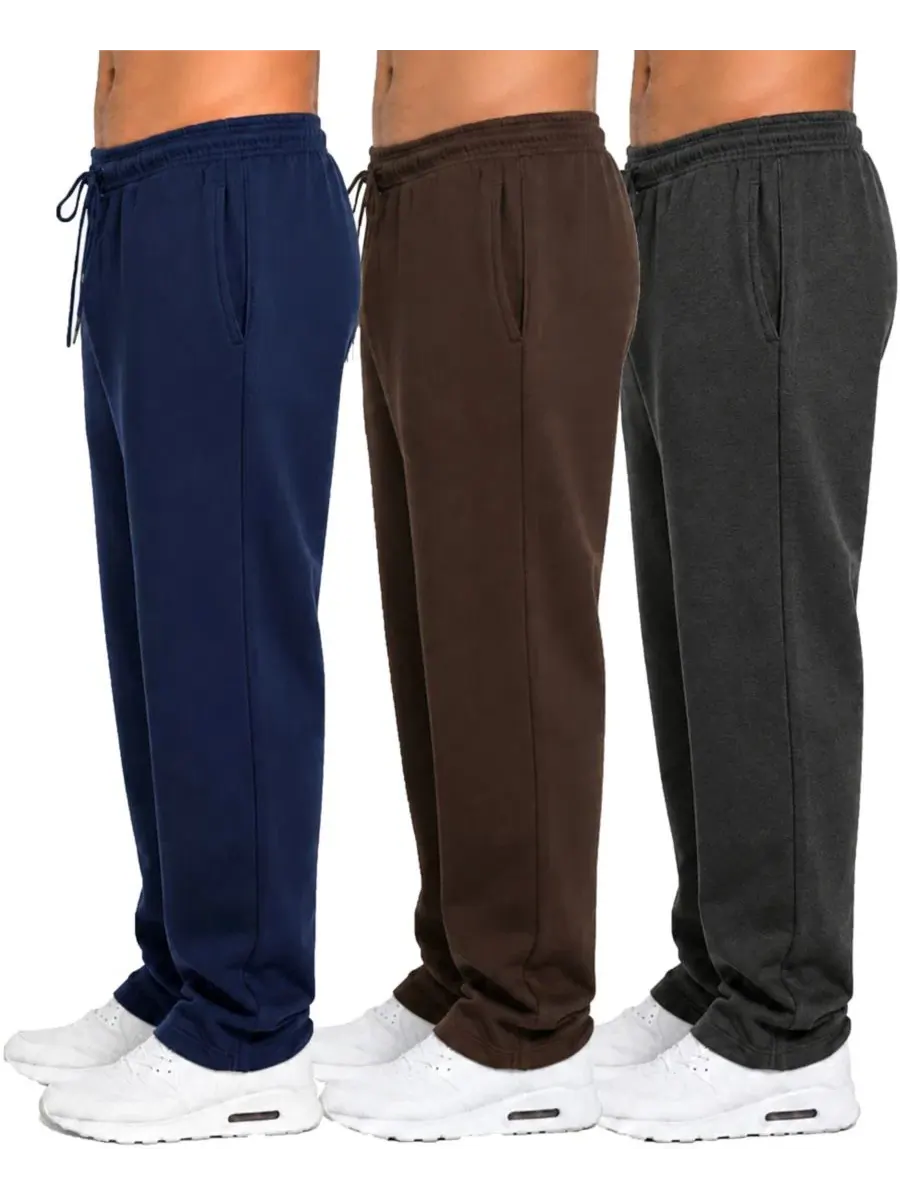 Спортивные брюки из футера с технологией Tech Fleece, комплект из 3 пар Blu Rock — изображение 2 из 3