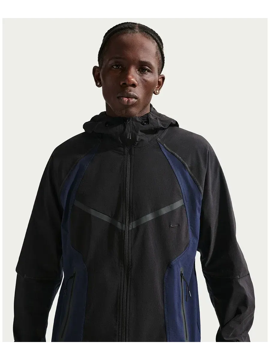 Мужская ветровка Tech Dri-FIT на молнии Nike — изображение 2 из 7, черный