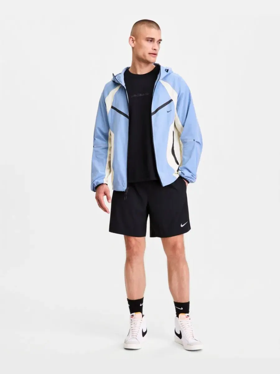 Мужская ветровка Tech Dri-FIT на молнии Nike — изображение 4 из 9, синий//черный