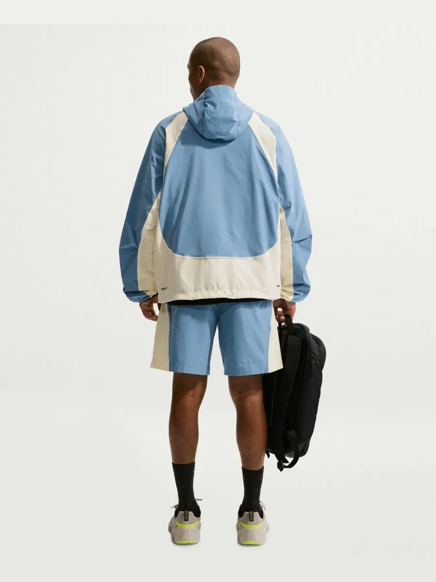 Мужская ветровка Tech Dri-FIT на молнии Nike — изображение 9 из 9, синий//черный