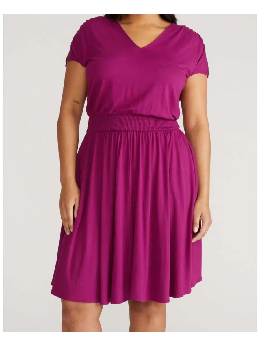 Женское платье Minetta Liquid Jersey Universal Standard — фиолетовый