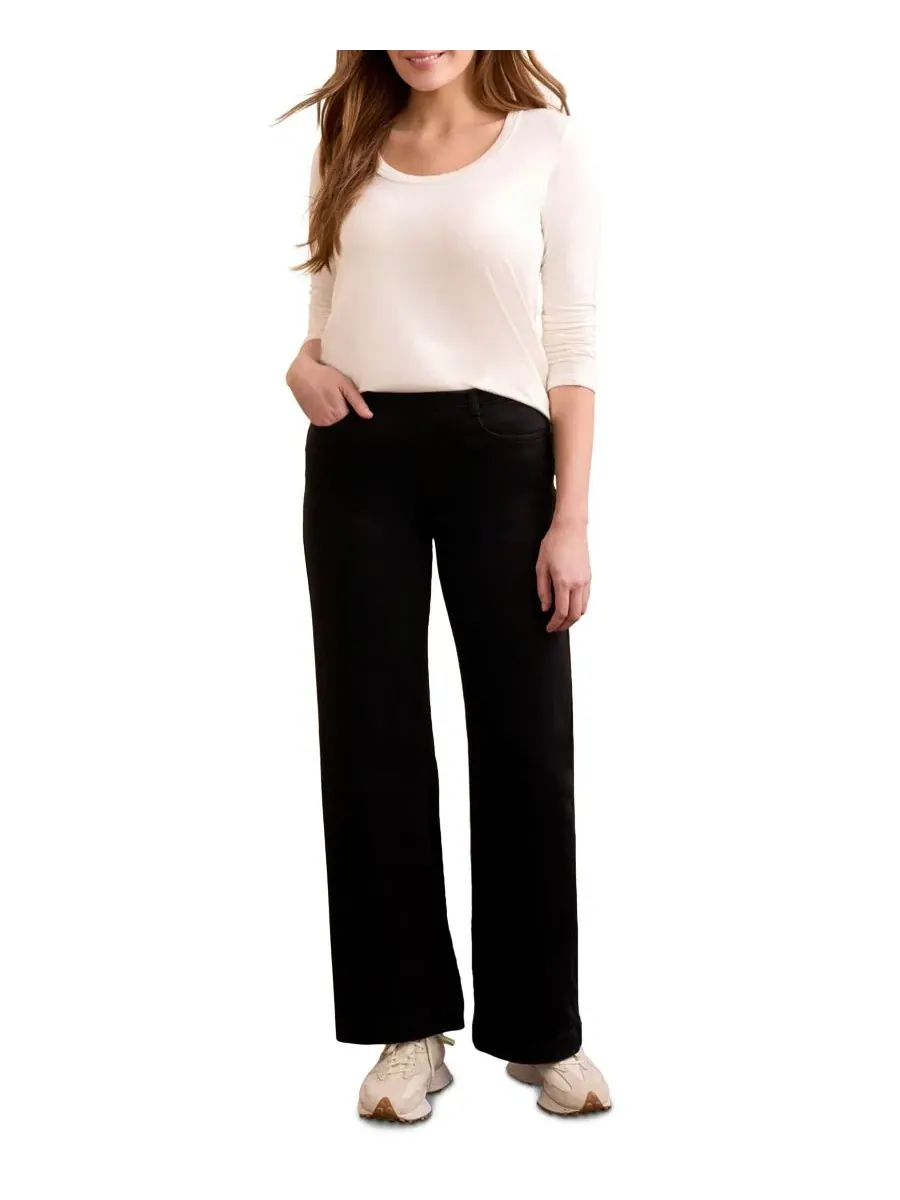 Женские джинсы-клеш Audrey Boundless Stretch Denim Pull-On Tribal — черный