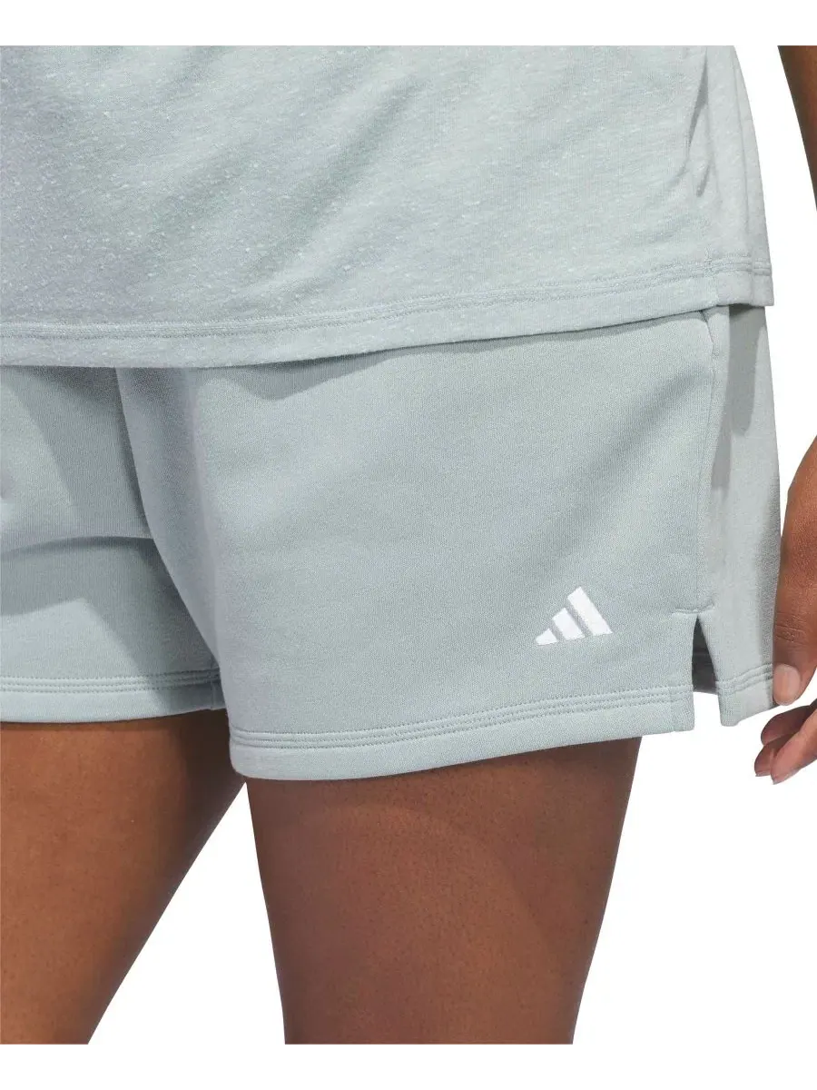 Шорты большого размера с логотипом (маленький размер) Adidas — изображение 4 из 5, белый