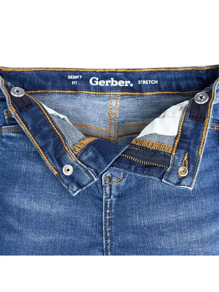 Джеггинсы нейтрального цвета для мальчиков для малышей Gerber — изображение 7 из 7, синий