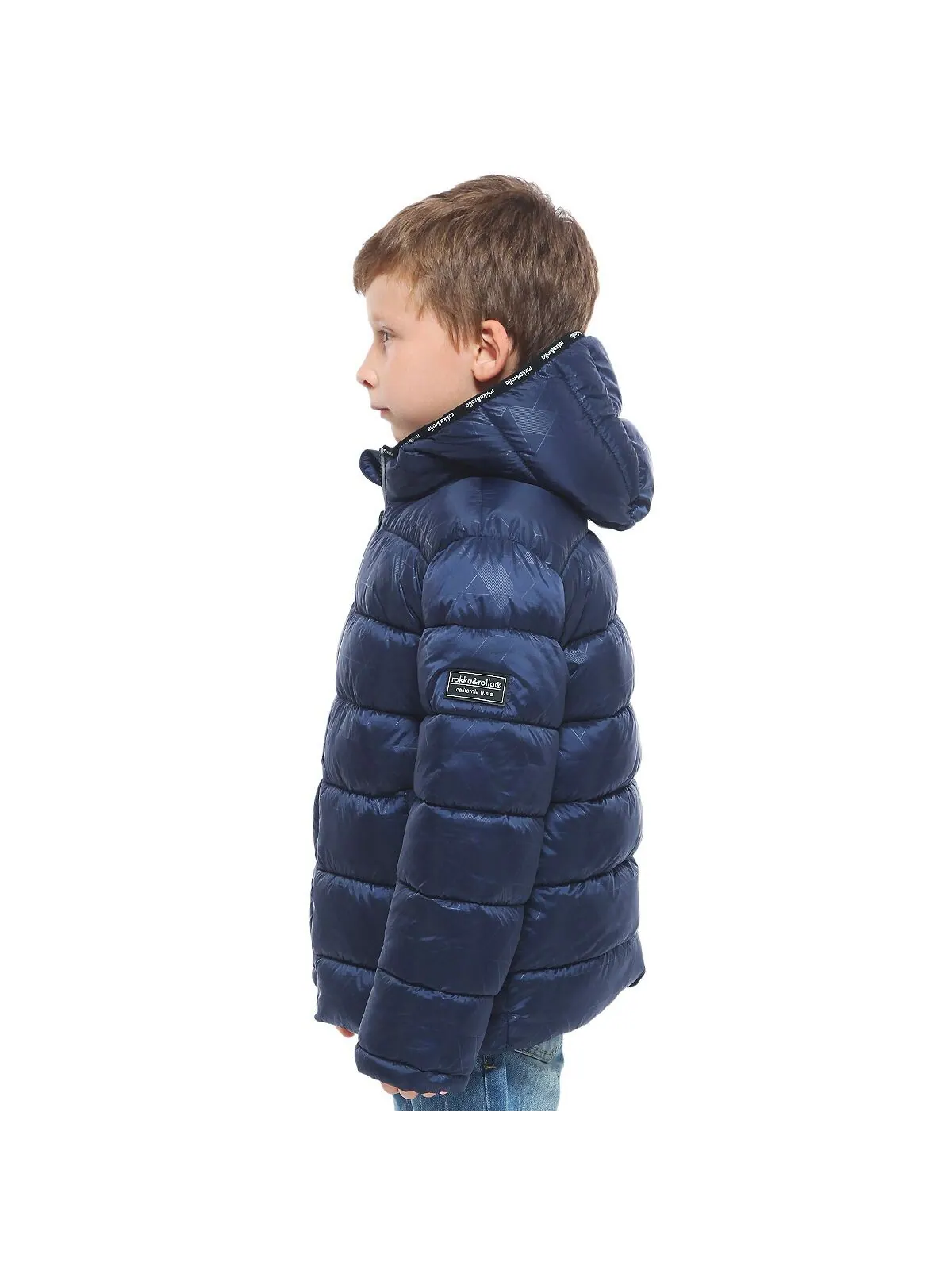Тяжелая куртка-пуховик для маленьких и больших мальчиков Bubble Coat Rokka&Rolla — изображение 3 из 4