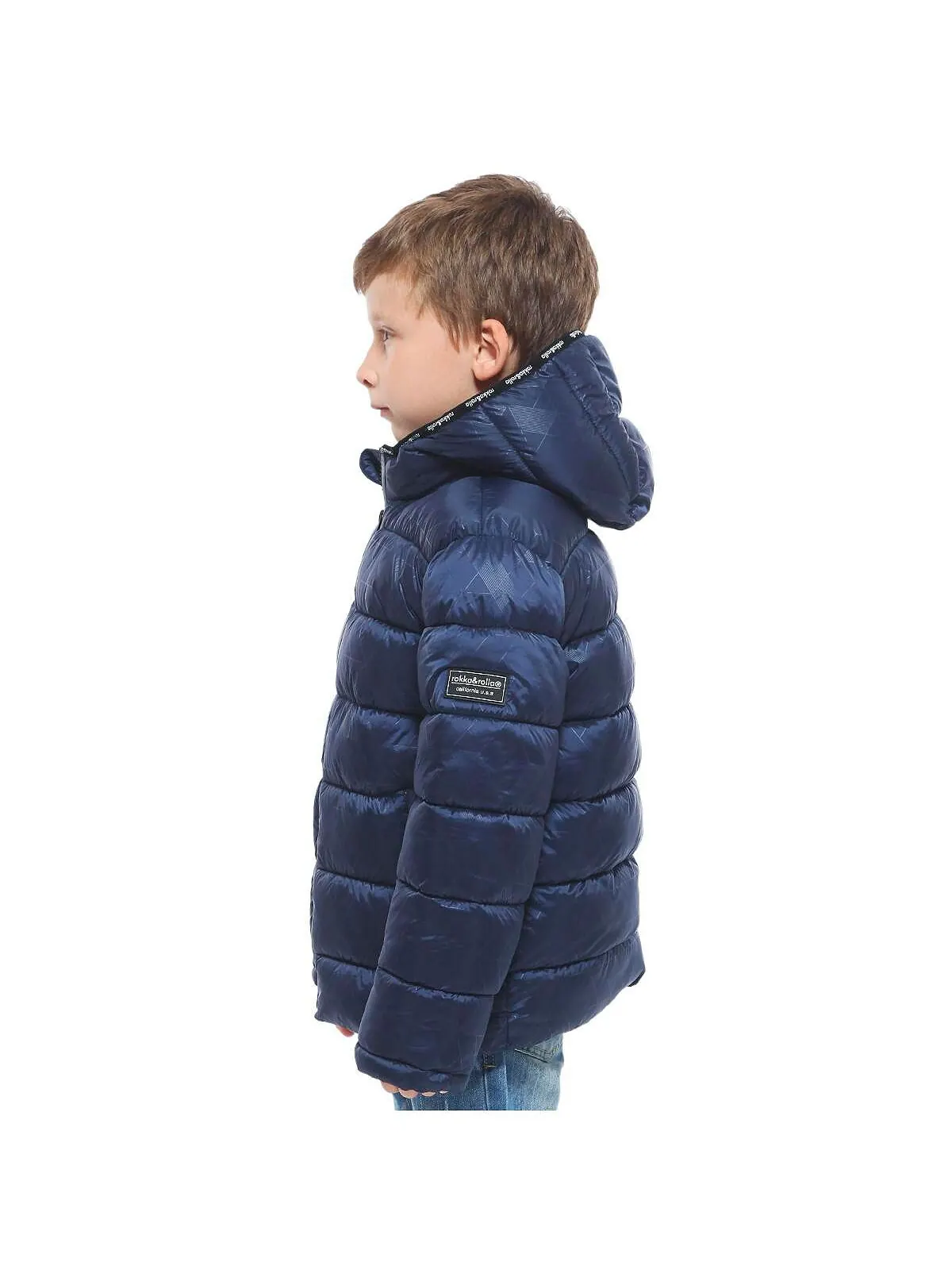 Тяжелая куртка-пуховик для маленьких и больших мальчиков Bubble Coat Rokka&Rolla — изображение 4 из 4