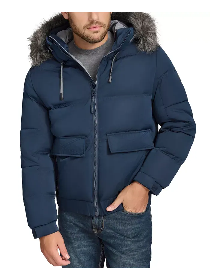 Мужская утепленная куртка Lithgow Marc New York — изображение 1 из 4, чернильный