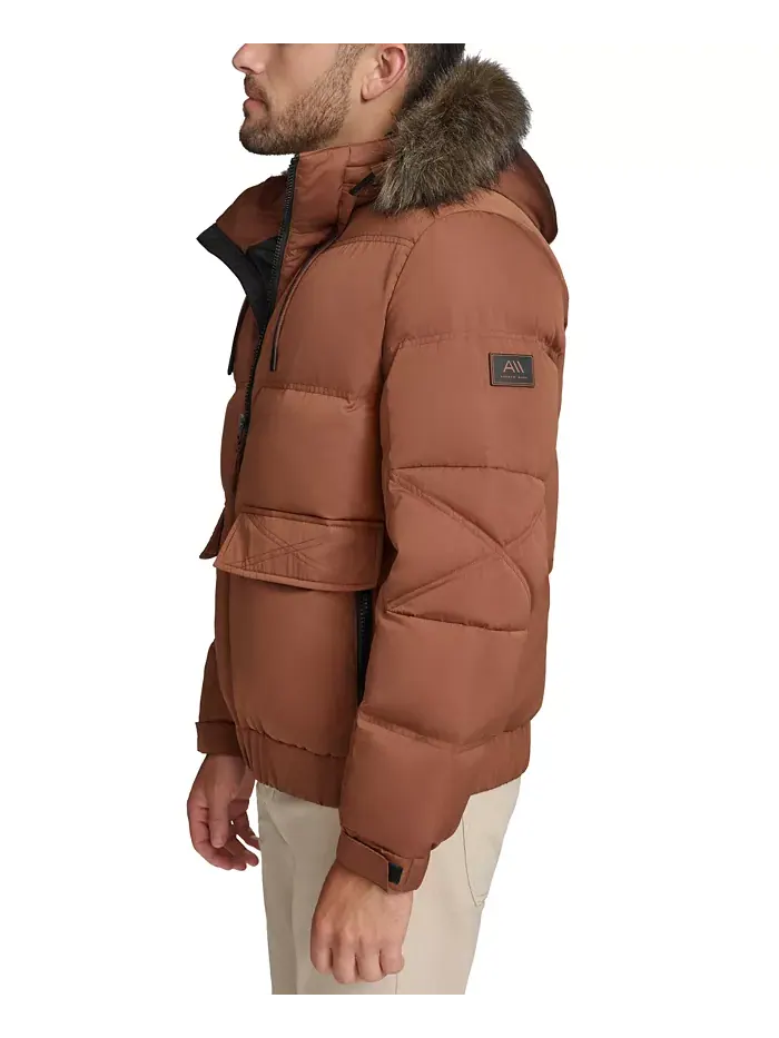 Мужская утепленная куртка Lithgow Marc New York — изображение 3 из 4, медь