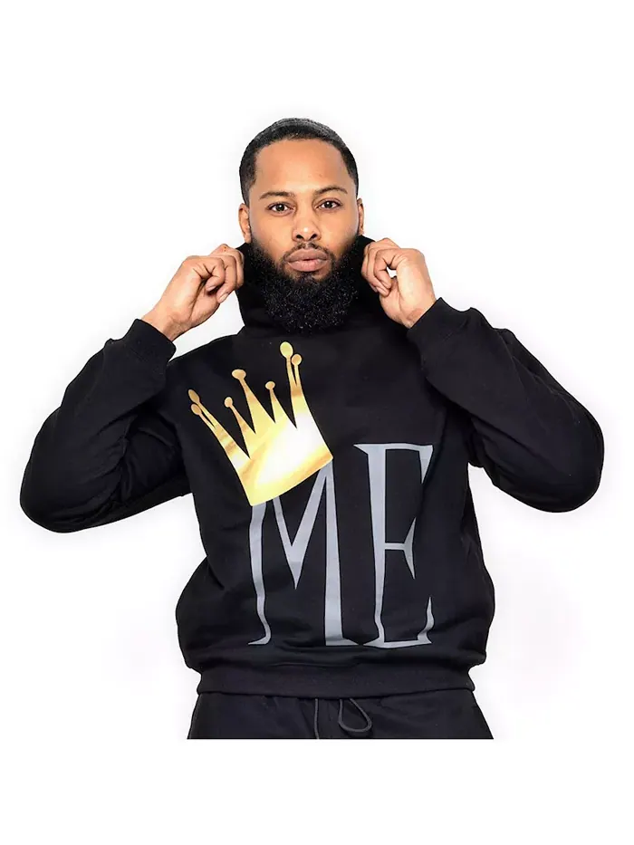 Мужская толстовка Crown Me Dai Moda — черный
