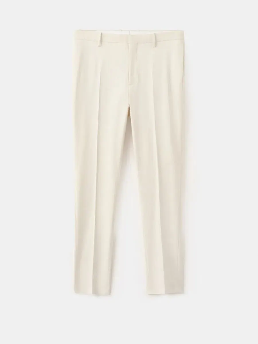 Брюки классические мужские slim-fit с защипами MANGO