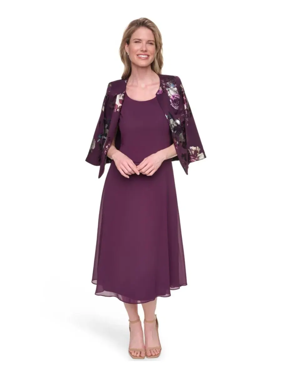 Комплект из платья без рукавов и жакета с пайетками, модель Removable Jacket & Sleeveless Dress — изображение 2 из 5