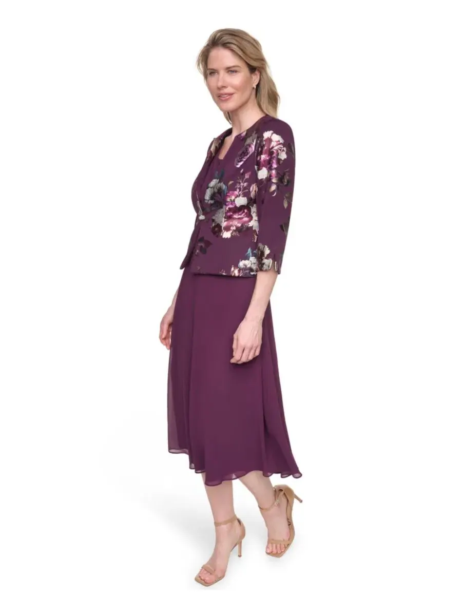 Комплект из платья без рукавов и жакета с пайетками, модель Removable Jacket & Sleeveless Dress — изображение 3 из 5