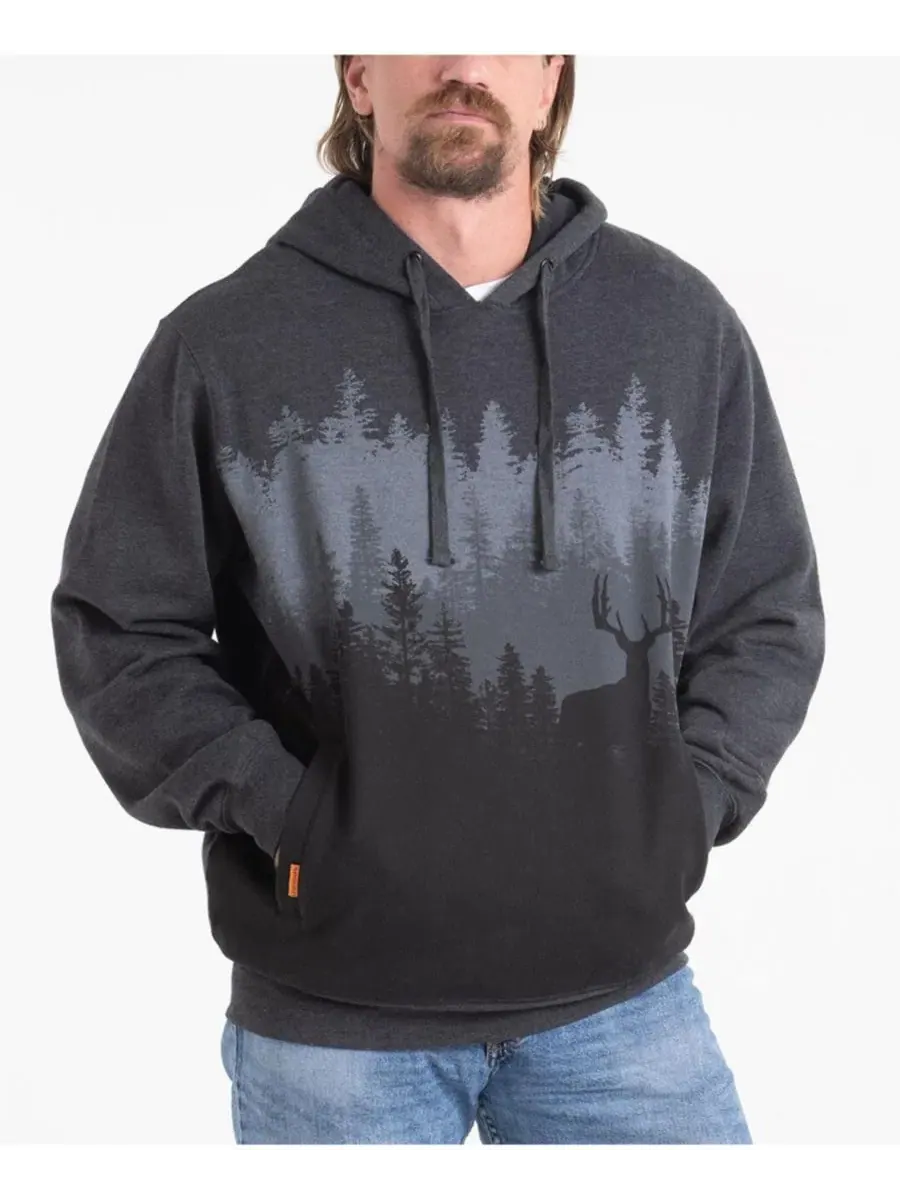 Худи с капюшоном и принтом Legendary Horizon Hoodie Legendary Whitetails — изображение 1 из 8, черный