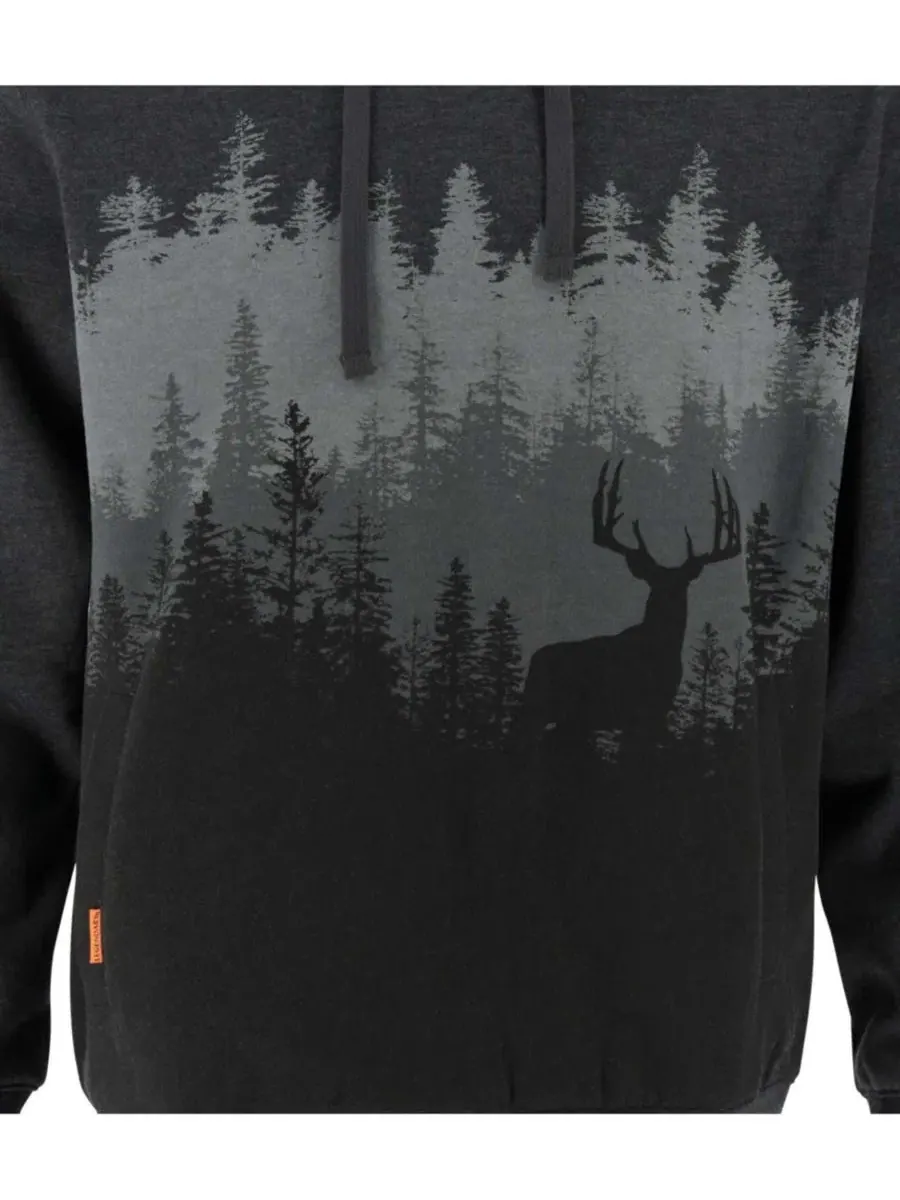 Худи с капюшоном и принтом Legendary Horizon Hoodie Legendary Whitetails — изображение 5 из 8, черный