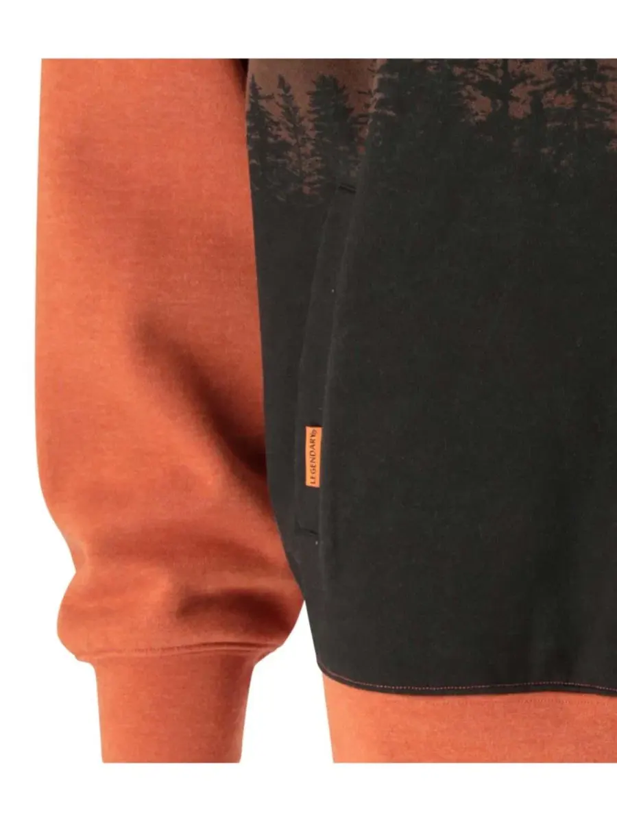 Худи с капюшоном и графическим принтом Legendary Horizon Hoodie Legendary Whitetails — изображение 8 из 8, коричневый