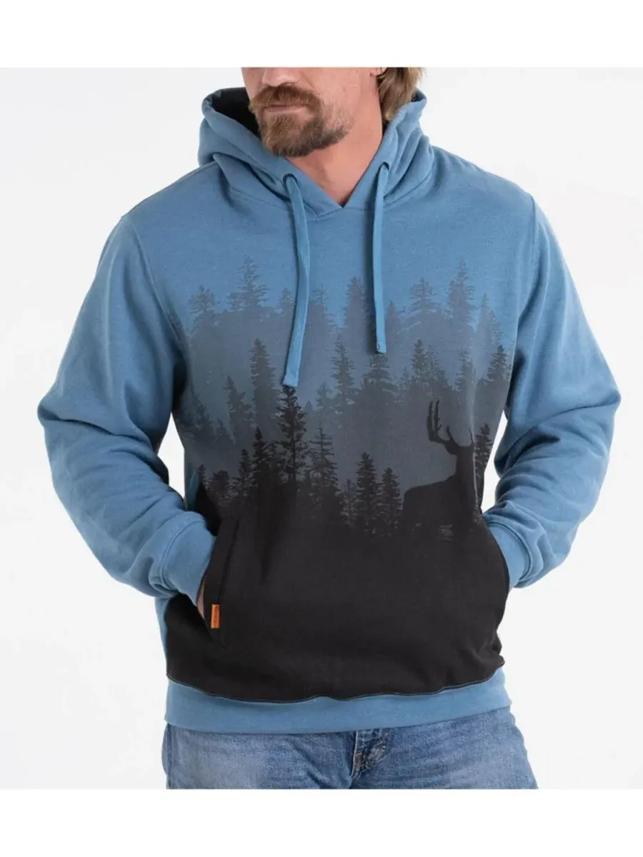 Худи с капюшоном и принтом, модель Legendary Horizon Legendary Whitetails, Placid Heather Treeline — изображение 1 из 7
