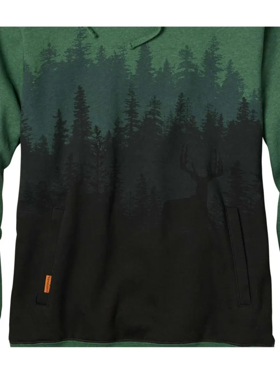 Худи с капюшоном с принтом Pine Heather Treeline Legendary Whitetails — изображение 6 из 8