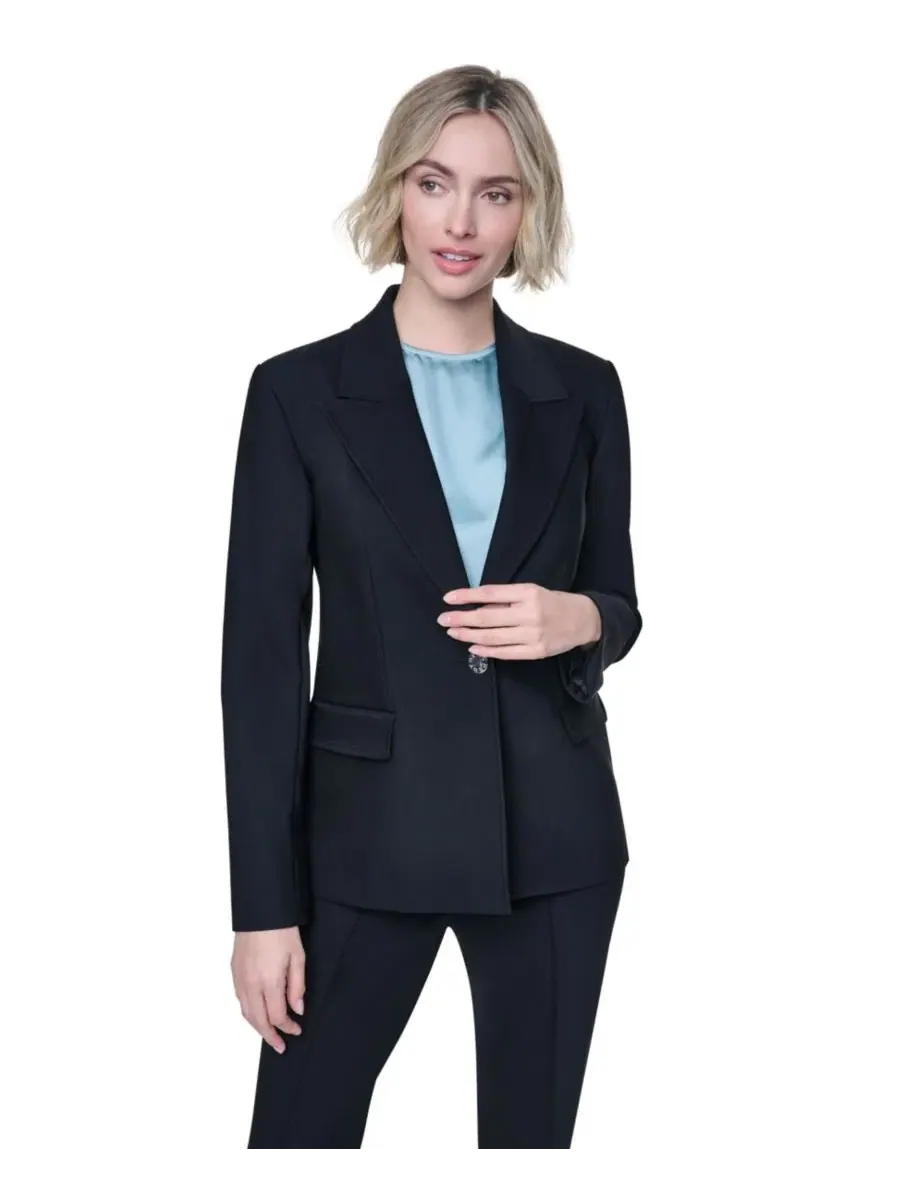 Женский блейзер из техноткани с длинным рукавом, на одной пуговице DKNY