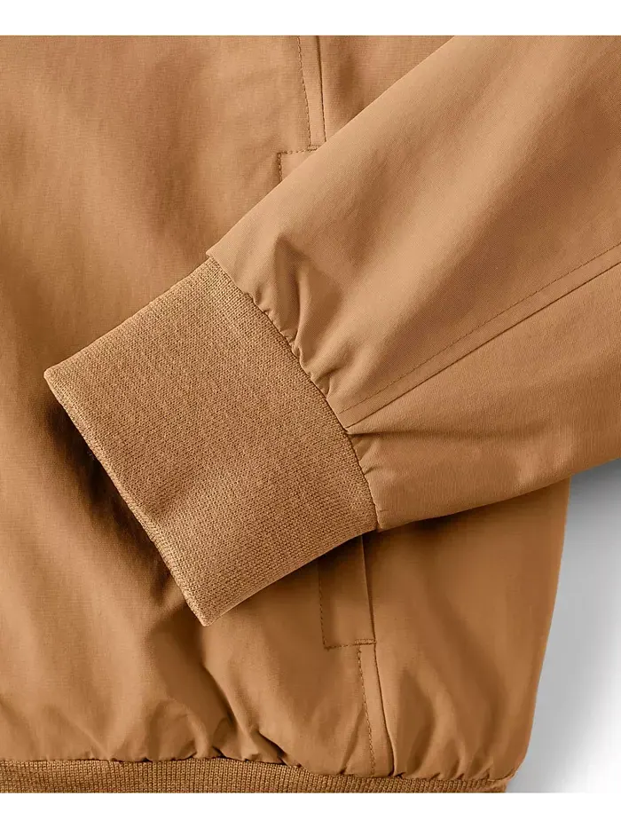 Большая и высокая классическая куртка Squall Waterproof Insulated Lands' End — изображение 3 из 4, бежевый/бежевый