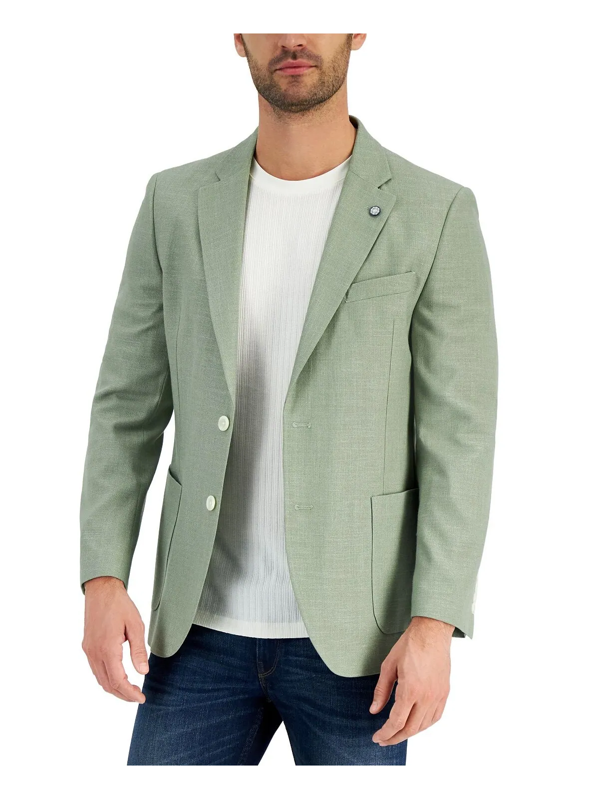 Мужское однотонное спортивное пальто modern-fit active stretch Nautica
