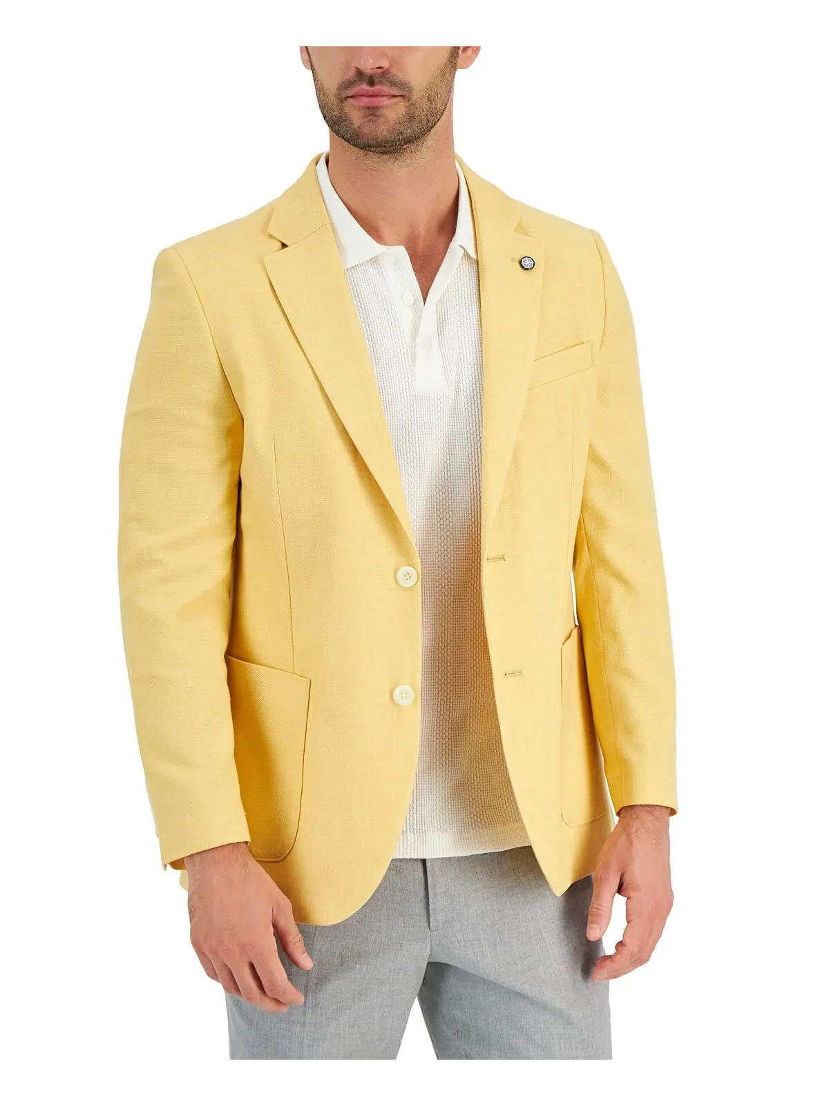 Мужское однотонное спортивное пальто modern-fit active stretch Nautica