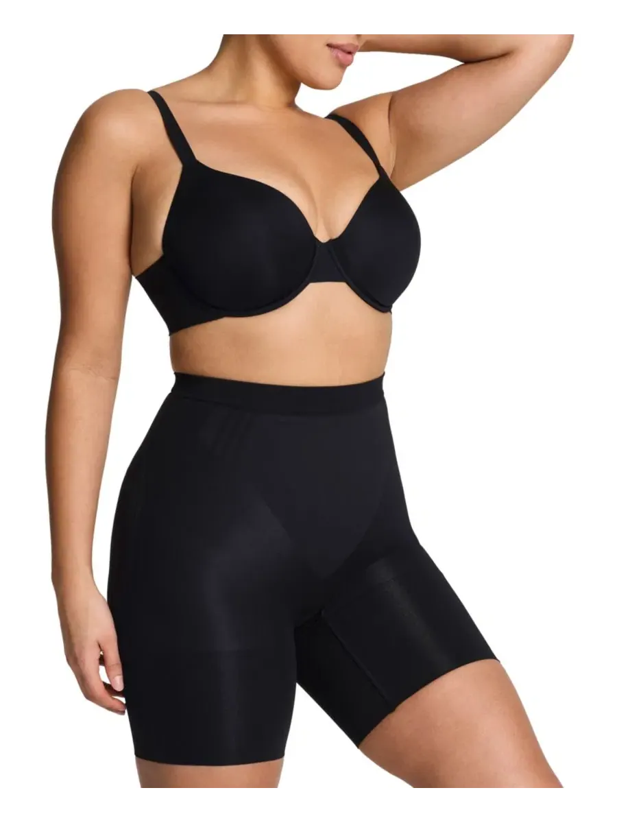 Шорты корректирующие SPANX Mid-Thigh Shorts 10608R — изображение 2 из 3, черный