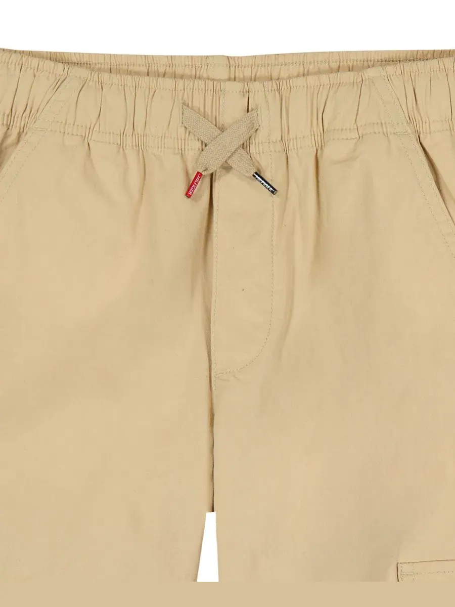 Карго-джоггеры с логотипом для мальчиков Tommy Hilfiger — изображение 6 из 7, песочный