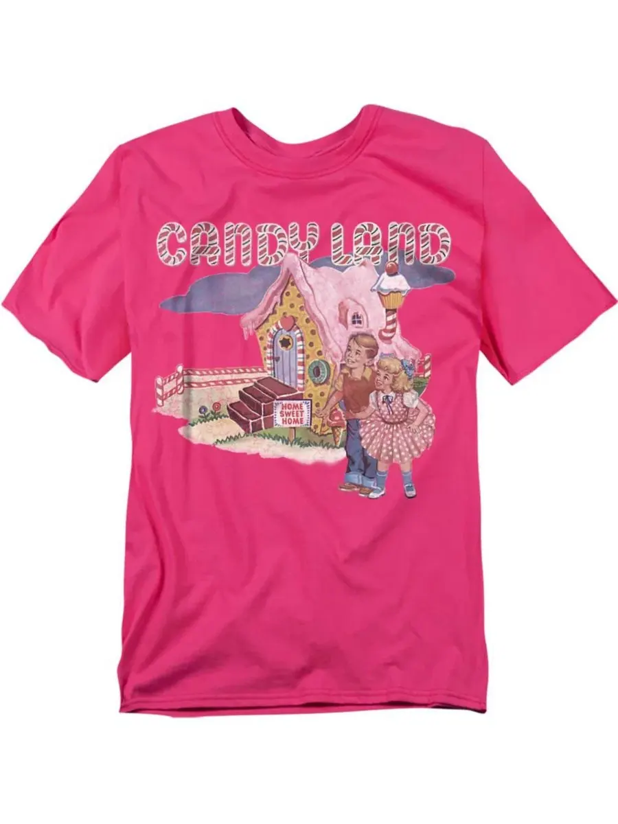 Футболка из хлопка Candy Land Hasbro+ — изображение 1 из 3, розовый